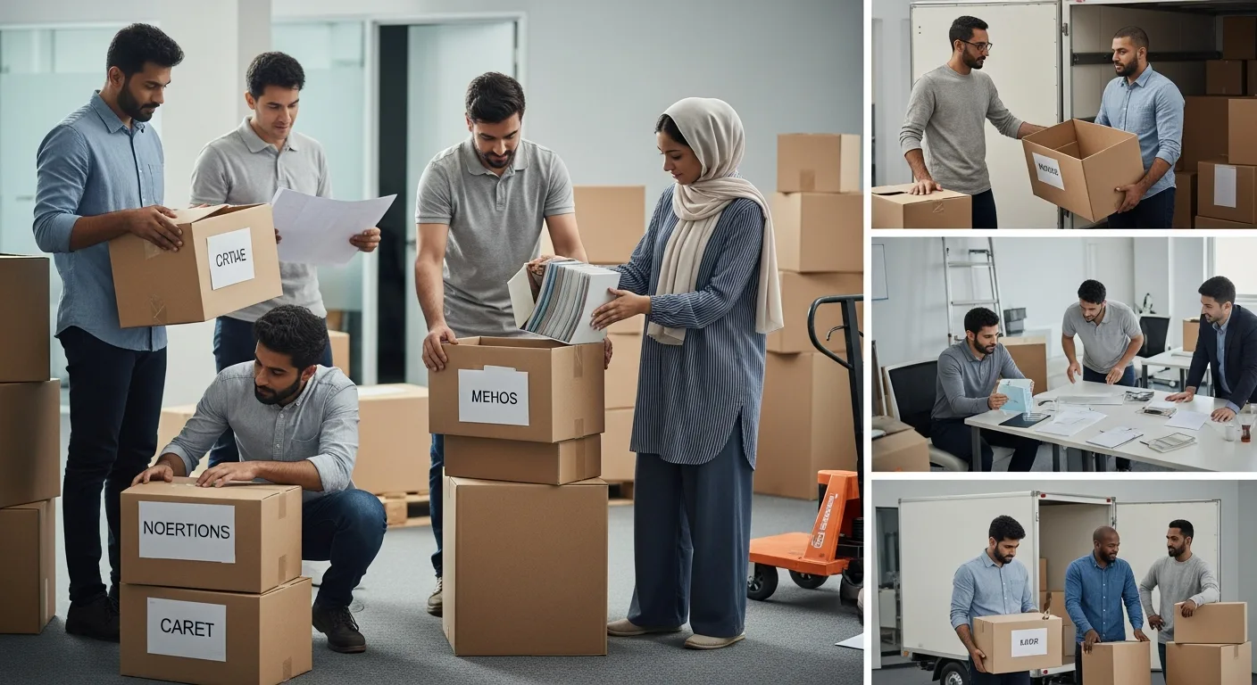 Office Moving Companies: Your Complete 2026 Guide to a Smooth Relocation team packing and loading boxes.