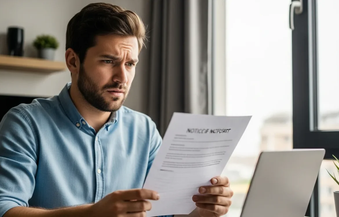 Worried man reading What to Do if Landlord Keeps Deposit: A Complete 2026 Guide.