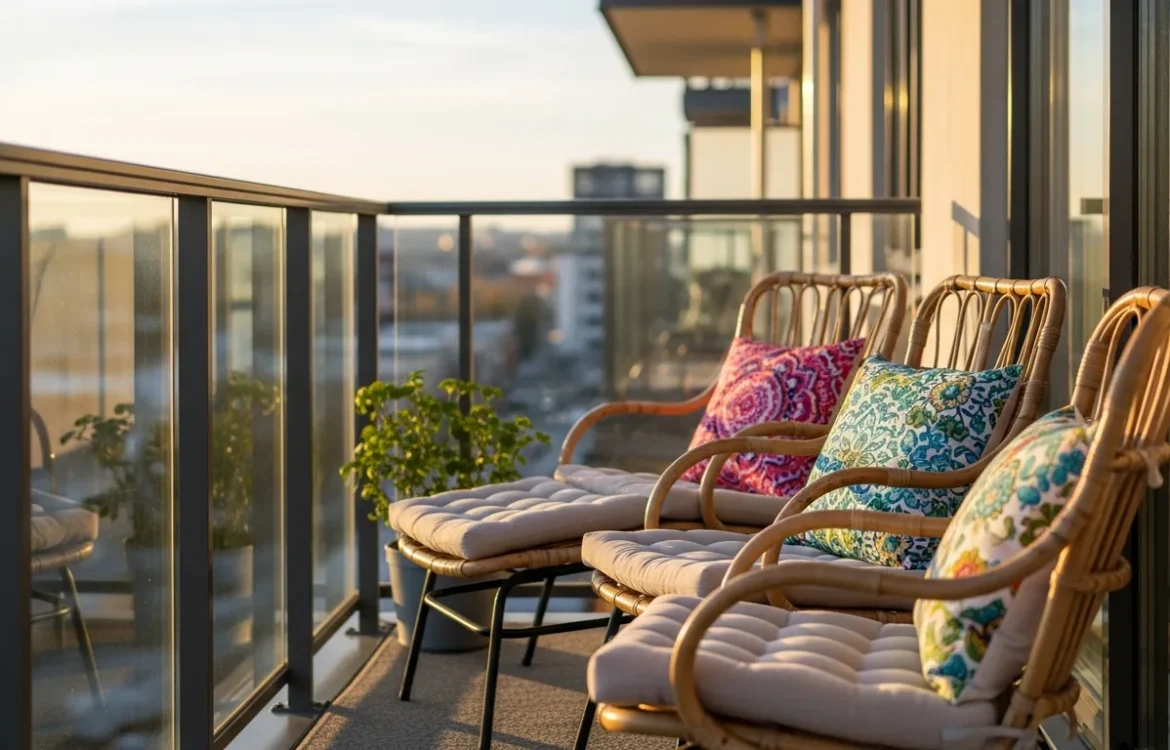 A guide on how to choose outdoor cushions for apartment balcony spaces with stylish weather-resistant fabrics.