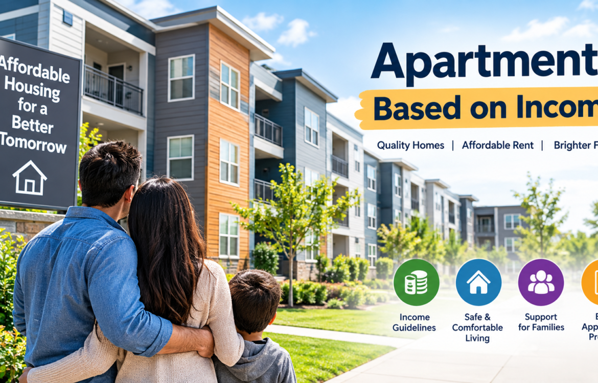 Apartments based on income with affordable housing for families